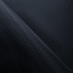 Ткань Оксфорд 300D PU Рип-Стоп СОТЫ, цвет Черный (на отрез)  в Шахтах