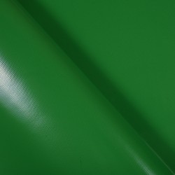 Тентовый материал ПВХ 450 гр/м2, Зелёный (Ширина 160см), на отрез  в Шахтах, 450 г/м2, 799 руб