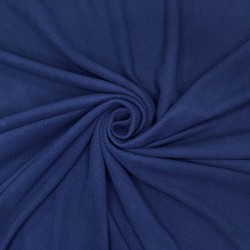 Флис Односторонний 130 гр/м2, цвет Темно-синий (на отрез)  в Шахтах