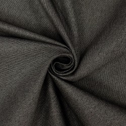 Ткань Рогожка (мебельная), цвет Тёмно-Серый (на отрез)  в Шахтах