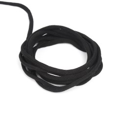Шнур для одежды 4,5 мм, цвет Чёрный (на отрез)  в Шахтах
