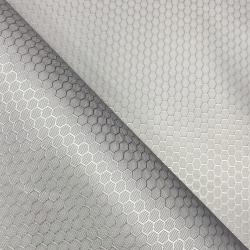 Ткань Оксфорд 300D PU Рип-Стоп СОТЫ, цвет Светло-Серый (на отрез)  в Шахтах