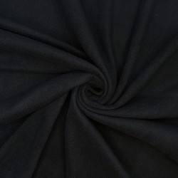 Флис Односторонний 130 гр/м2, цвет Черный (на отрез)  в Шахтах