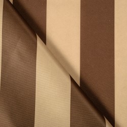 Ткань Оксфорд 300D PU, Бежево-Коричневая полоска (на отрез)  в Шахтах