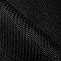 Прорезиненная ткань Оксфорд 600D ПВХ, Черный (на отрез)  в Шахтах