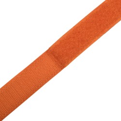Контактная лента 25мм цвет Оранжевый (велькро-липучка, на отрез)  в Шахтах