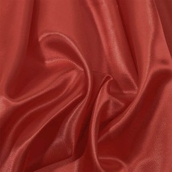 Ткань Атлас-сатин, цвет Красный (на отрез)  в Шахтах