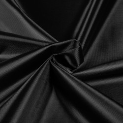 *Ткань Оксфорд 210D PU, цвет Черный (на отрез)  в Шахтах