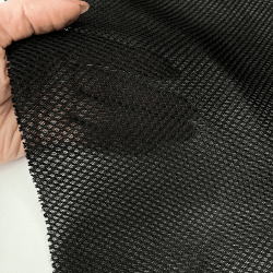Сетка 3D трехслойная Air mesh 165 гр/м2, цвет Черный (на отрез)  в Шахтах