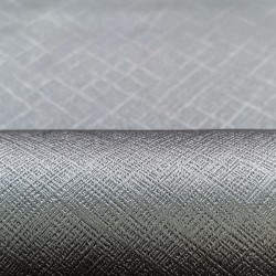 Ткань Блэкаут для штор светозатемняющая 100% &quot;Орнамент Серый&quot; (на отрез)  в Шахтах