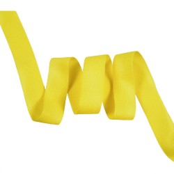 Окантовочная лента-бейка, цвет Жёлтый 22мм (на отрез)  в Шахтах
